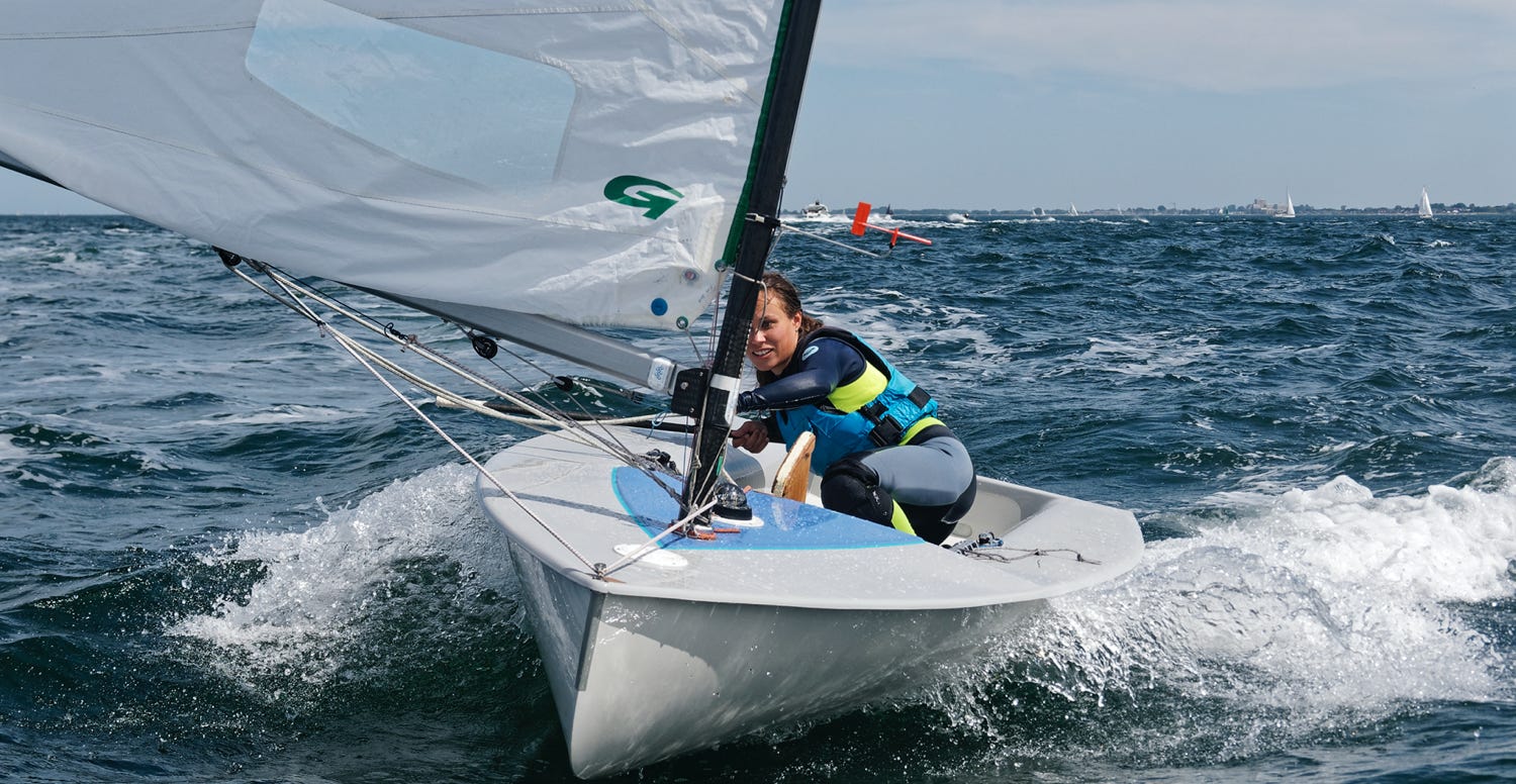 Europe-Dinghy downwind sailing Marisa Roch